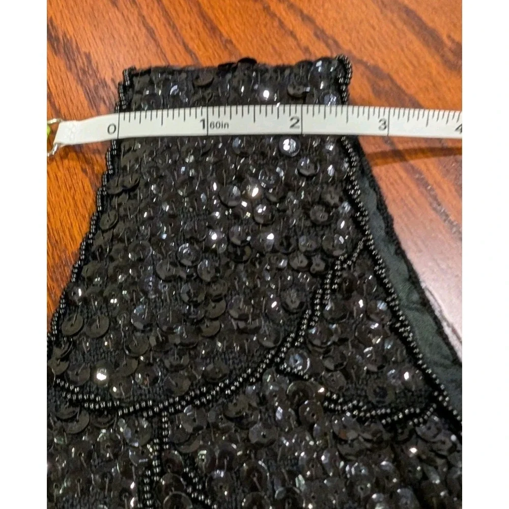 Tank Top Women's Vintage Wool Beaded Sequins Made in Hong Kong Size Medium - Picture 12 of 12
